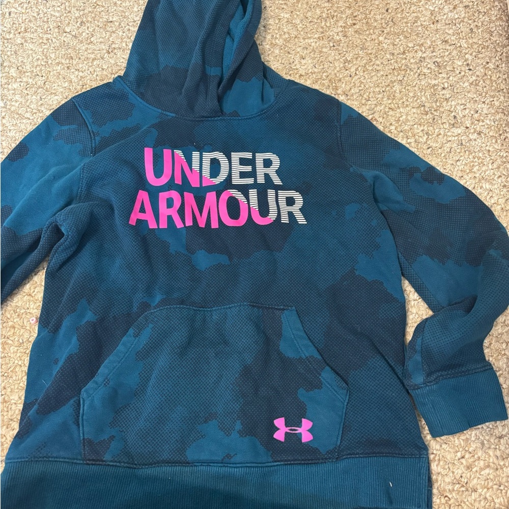 Under Armour Blue Camo Hoodie